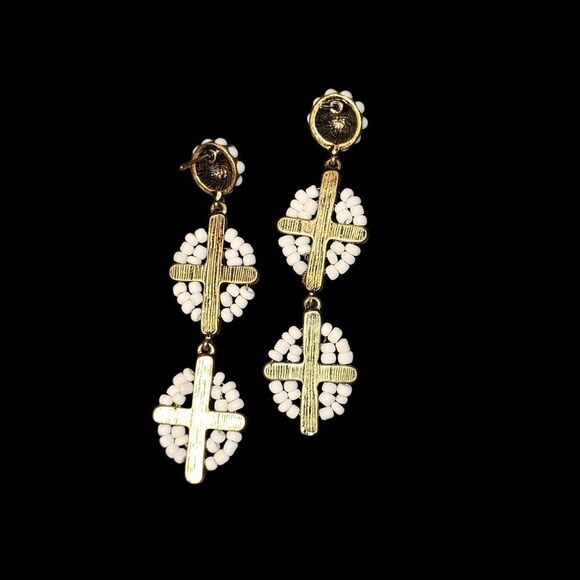 Boho Beaded Earrings - Picture 3 of 4